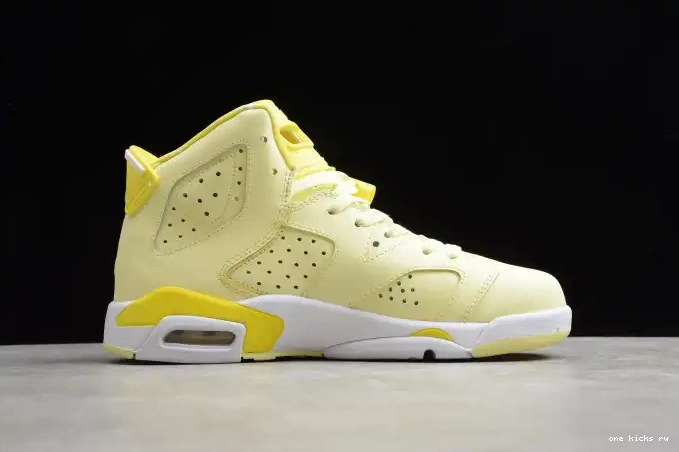 Cheap Floral Retro Dynamic Yellow Jordan 6 Air 543390-800 (GS) 0416